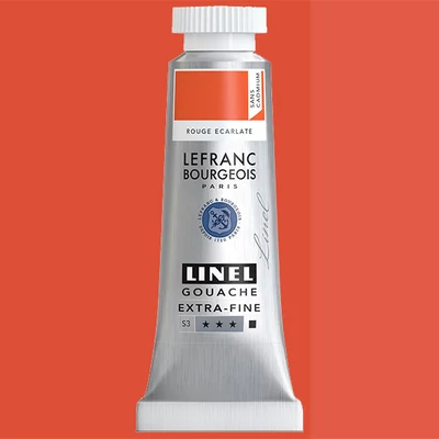 L&B Linel ekstra fina gvaš boja, 4 ml - 918, cadmium-free red scarlet