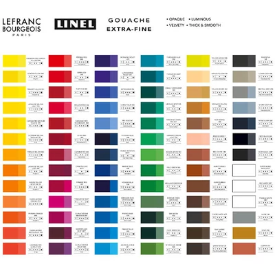 L&amp;B Linel ekstra fina gvaš boja, 4 ml - u različitim bojama
