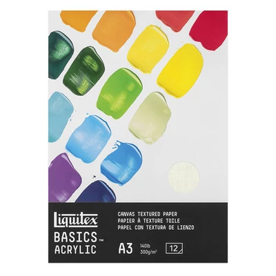 Liquitex akrilni podložak za slikanje, 300 g, 12 listova - A3