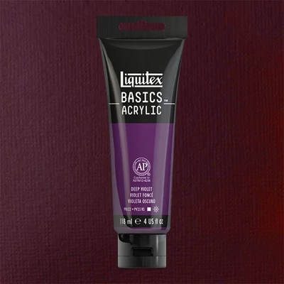 Liquitex Basics akrilna boja, 118 ml - 115, violet deep