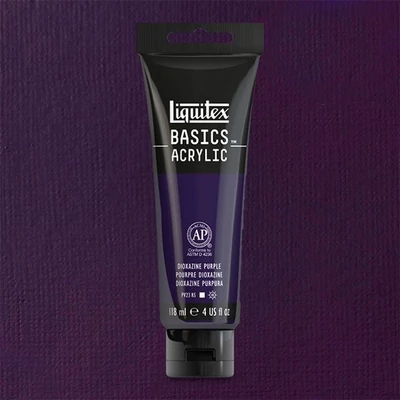 Liquitex Basics akrilna boja, 118 ml - 186, dioxazine purple