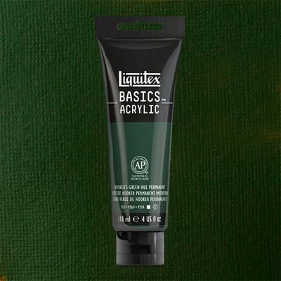 Liquitex Basics akrilna boja, 118 ml - 224, hooker's green hue permanent