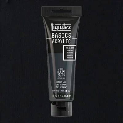 Liquitex Basics akrilna boja, 118 ml - 310, payne's gray