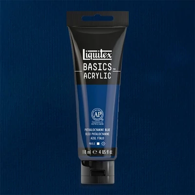 Liquitex Basics akrilna boja, 118 ml - 316, phthalocyanine blue