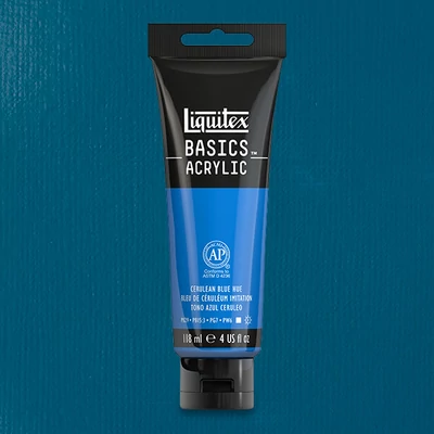 Liquitex Basics akrilna boja, 118 ml - 470, cerulean blue hue