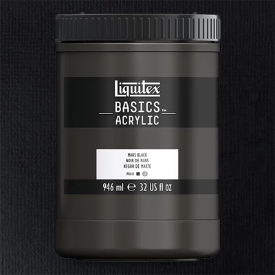 Liquitex Basics akrilna boja, 946 ml - 276, mars black