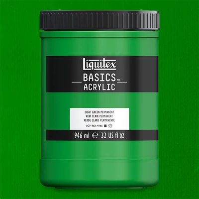 Liquitex Basics akrilna boja, 946 ml - 312, light green permanent