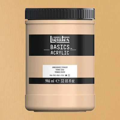Liquitex Basics akrilna boja, 946 ml - 434, unbleached titanium