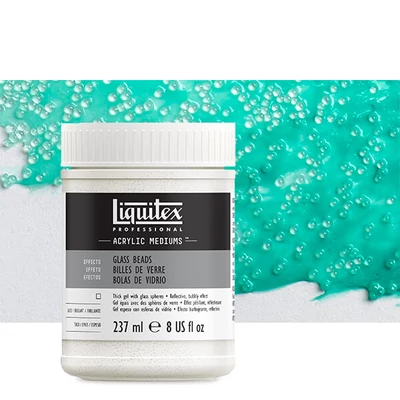 Liquitex Glass Beads srednje staklene perle, 237 ml