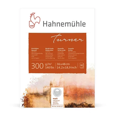 Hahnemühle Turner blok akvarel, 300 g, 10 listova, 36x48 cm