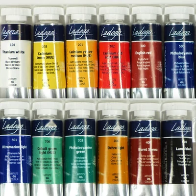 Set uljanih boja Ladoga - 12x18 ml
