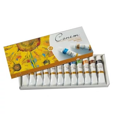 Set uljanih boja Sonnet - 12x10 ml