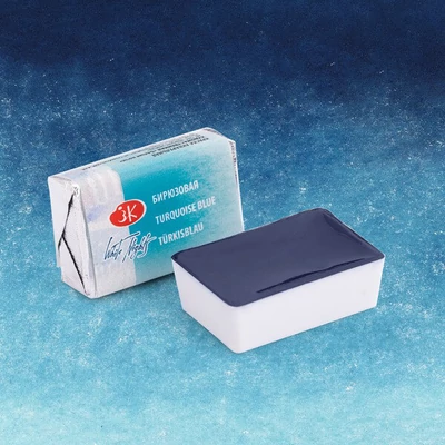 White Nights svilenkasta akvarel boja 2,5 ml - 507, turquoise blue