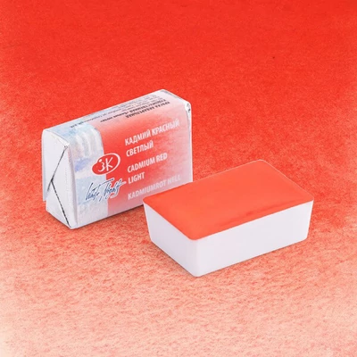 White Nights svilenkasta akvarel boja 2,5 ml - 302, cadmium red light