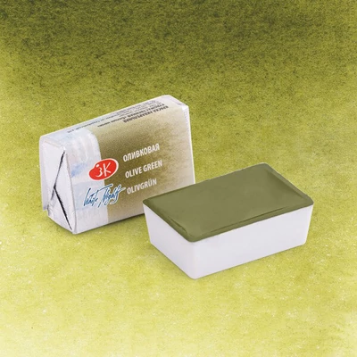 White Nights svilenkasta akvarel boja 2,5 ml - 727, olive green