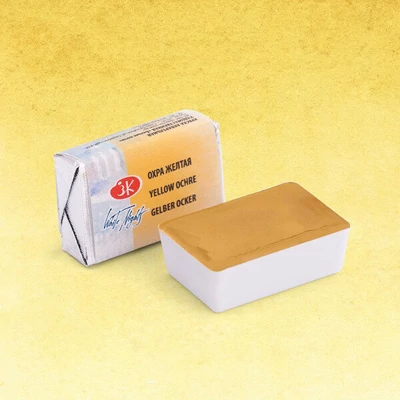 White Nights svilenkasta akvarel boja 2,5 ml - 218, yellow ochre