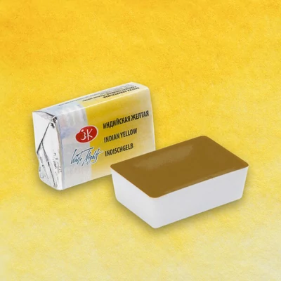 White Nights svilenkasta akvarel boja 2,5 ml - 228, indian yellow