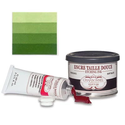 Charbonnel boja za jetkanje, 60 ml - mid green