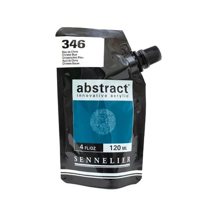 Sennelier Abstract akrilfesték, 120 ml - 346, chinese blue