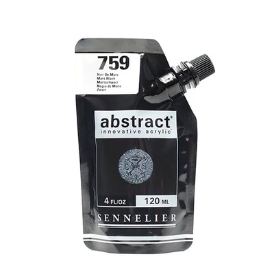 Sennelier Apstraktna akrilna boja, 120 ml - 759, mars black