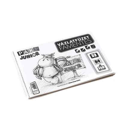 PAX JUNIOR Sketchbook, 160 g, 32 str., spirala, B4