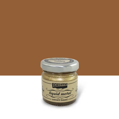 Pentart tekući metal, 30 ml - bronca