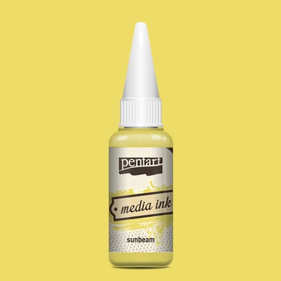 Tinta Pentart Media, tinta boja, 20 ml - sunčeva zraka