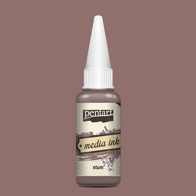 Tinta Pentart Media, tinta boja, 20 ml - mora