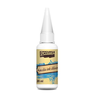 Pentart Media tinta, tinta boja, 20 ml - razrjeđivač
