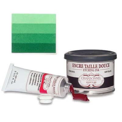 Charbonnel boja za jetkanje, 200 ml - permanent green