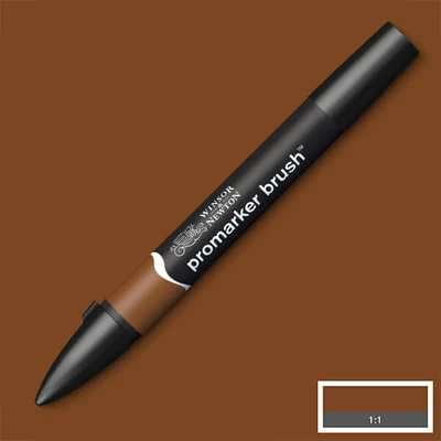 Promarker Brush dvostrani alkoholni kist filc - O324, burnt sienna