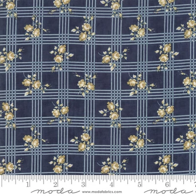 Patchwork tkanina - Moda - Nortport Prints Minick and Simpson 14882-17 navy
