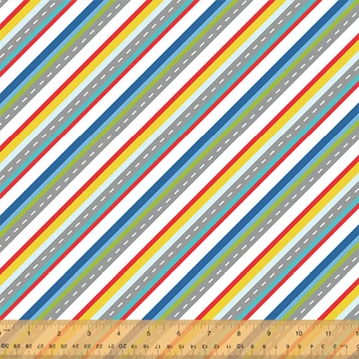 Patchwork tkanina - Windham Fabrics - Around Town 51839-x multi