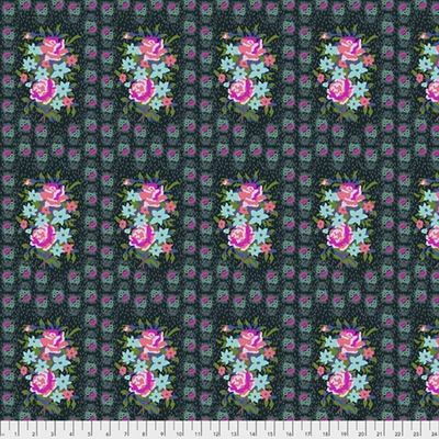 Patchwork tkanina - Free Spirit - Hindsight Stilched Bouquet 147DIM