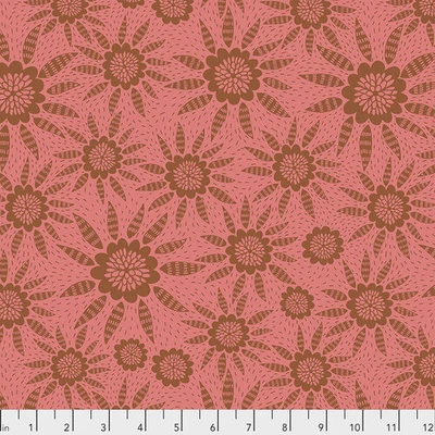 Patchwork tkanina - Free Spirit - Conservatory 010CORAL