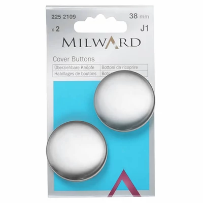 Metalni gumb koji se može prekriti 38 mm
