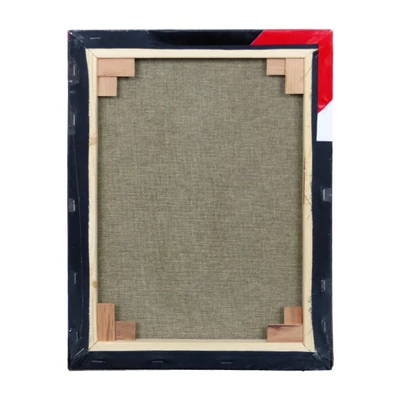 Rafaelo rastegnuto platno, 1,7x3,5 cm, 20x20 cm, crna