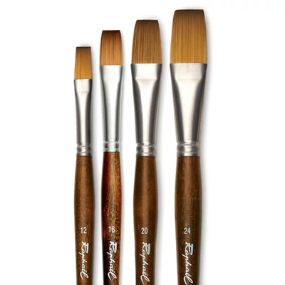 Raphael Precision 8930 plosnati kist s dugim vlaknima - razne veličine