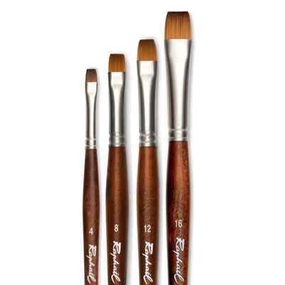 Raphael Precision 8938 kratka plosnati kist s čvorovima - 04