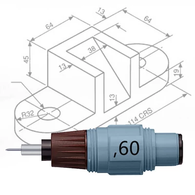 Rotring Isograph pero - 0,60 mm