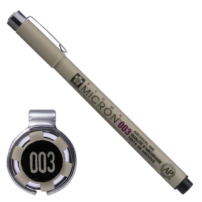 Olovka za tehničko crtanje Sakura Pigma Micron 003, 0,15 mm - crna