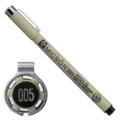 Olovka za tehničko crtanje Sakura Pigma Micron 005, 0,2 mm - crna
