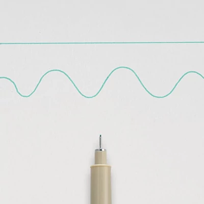 Olovka za tehničko crtanje Sakura Pigma Micron 02, 0,3 mm - zelena