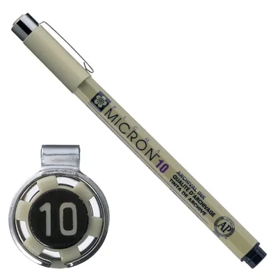 Olovka za tehničko crtanje Sakura Pigma Micron 10, 0,6 mm - crna