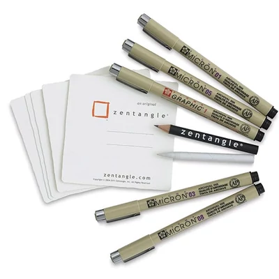 Sakura Pigma Micron set crtaćih olovki - 12 kom, Zentangle tool set