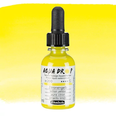 Schmincke Aqua Drop tekuća akvarel boja, 30 ml - 200, limun žuta