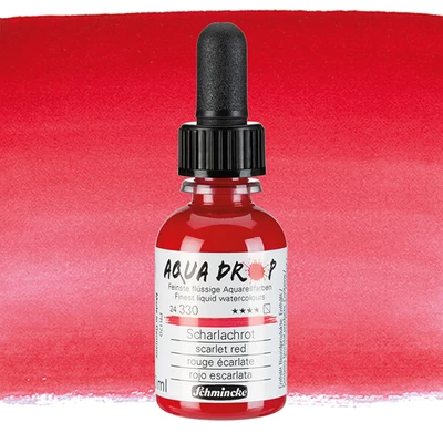 Schmincke Aqua Drop tekuća akvarel boja, 30 ml - 330, grimizno crvena