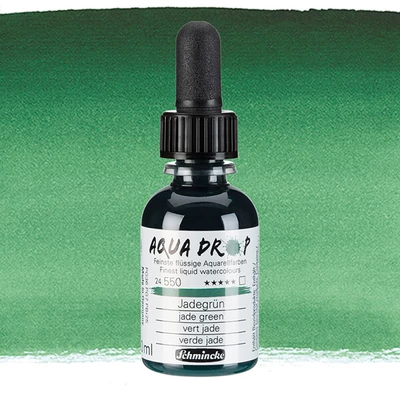 Schmincke Aqua Drop tekuća akvarel boja, 30 ml - 550, žad zelena