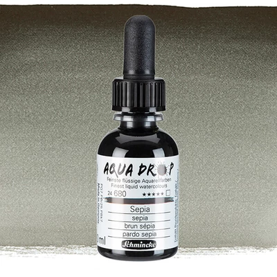 Schmincke Aqua Drop tekuća akvarel boja, 30 ml - 680, sepija
