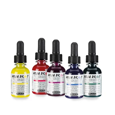 Schmincke Aqua Drop tekuća akvarel boja, 30 ml - u raznim bojama